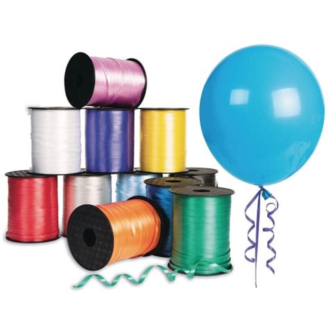 Balloon Curling Ribbon All Colours Pre Cut In 2 Mtr Lengths Or 500