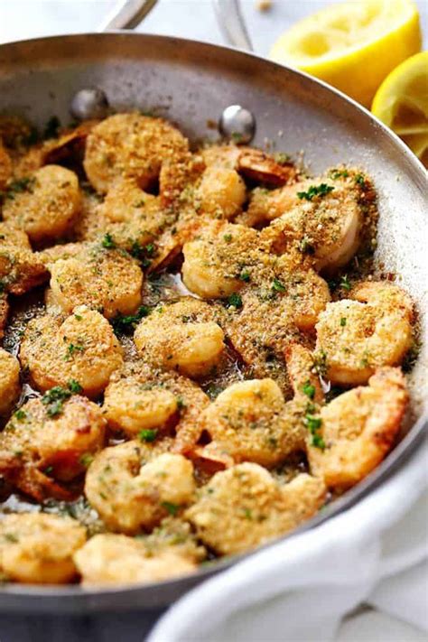 Add 2 tablespoons butter and 2 tablespoons oil. Lemon Garlic Shrimp Scampi | Healthy Chicken Recipes