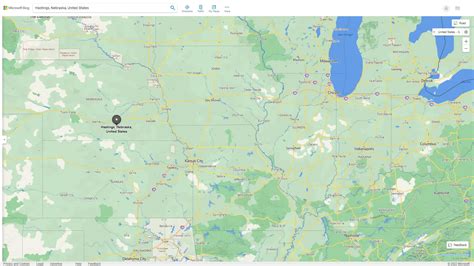 Hastings Nebraska Map And Hastings Nebraska Satellite Image