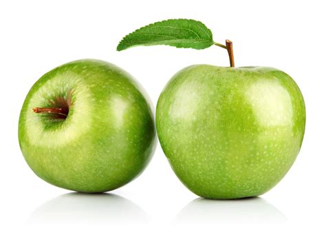 Two Green Apple Fruits Hd Wallpaper Wallpaper Flare