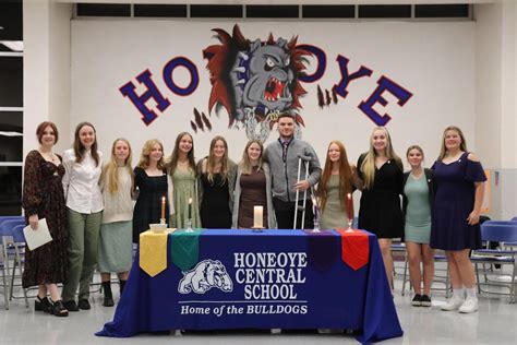 National Honor Society Secondary Honeoye Central School District