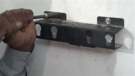 Installing a flat panel lcd or led tv on the wall can mean ugly exposed wires. Mounting of VU LED TV on Wall (Hindi) (720p HD) - YouTube