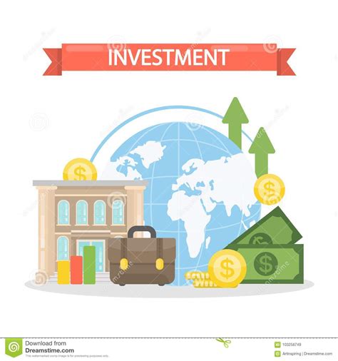 Investment Concept Illustration Stock Vector Illustration Of Economy