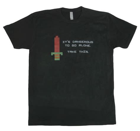 Its Dangerous To Go Alone T Shirt Giveaway