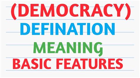Democracy Definition - direct democracy | Definition, History, & Facts ...