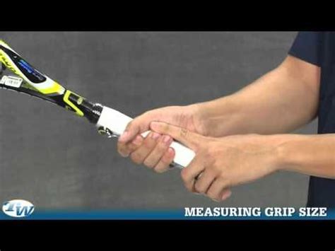 The very much use of the tennis racquet helps in the elbow problems. How to Measure Your Tennis Grip Size | Tennis grips ...