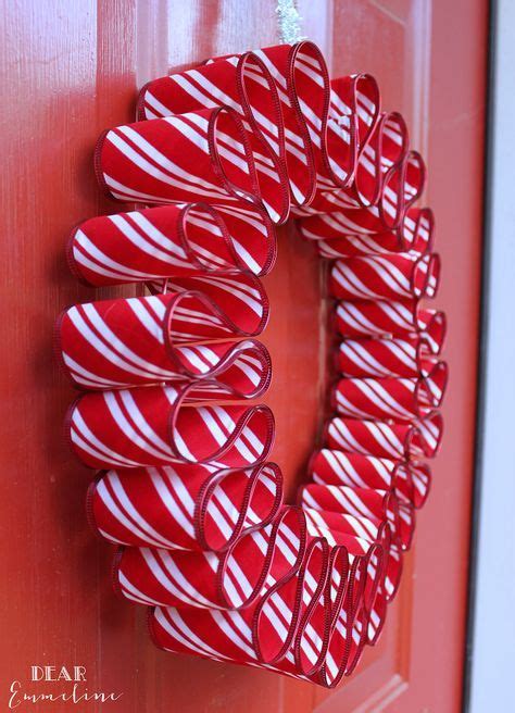 62 Ideas For Diy Christmas Wreath Cheap Candy Canes Christmas Wreaths