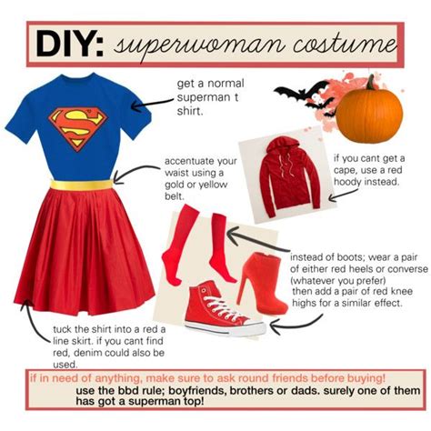 Diy Supergirl Costume Diy Ideas