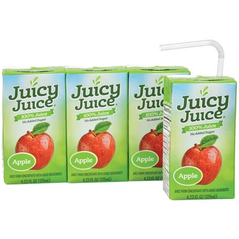 Juicy Juice Apple Juice Boxes 4 Ct Packs Juicy Juice Apple Juice