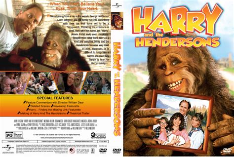 Harry And The Hendersons 1987 R1 Custom Dvd Cover V3 Dvdcovercom