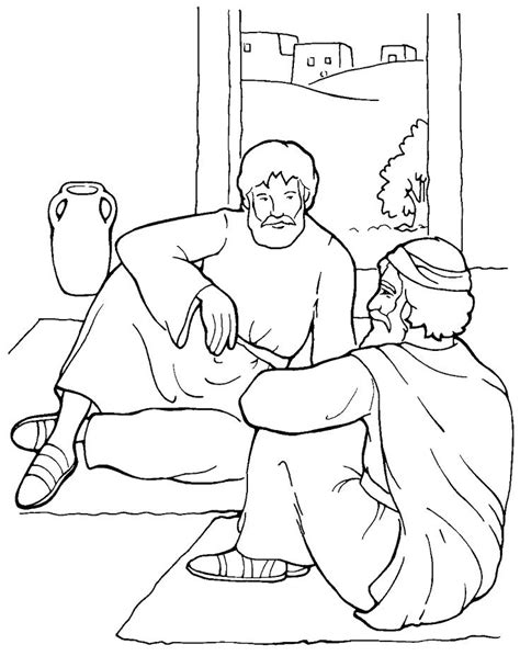 These drawings make great memory aids to review our collection of bible story coloring sheets. Paul And Silas In Jail Coloring Page at GetColorings.com ...