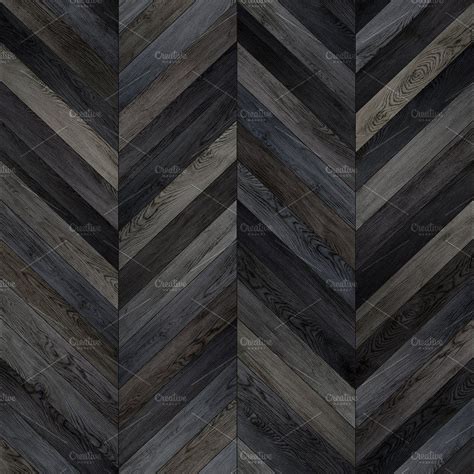 Seamless Wood Parquet Texture Chevron Dark Featuring Interior Parquet