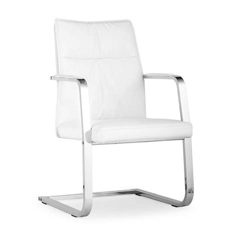 White conference table and chairs. Modern White Conference chair Z-141 | Office Chairs