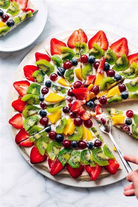 Fruit Pizza Pinch Of Yum Recipe Easy Fruit Pizza Fruit Pizza