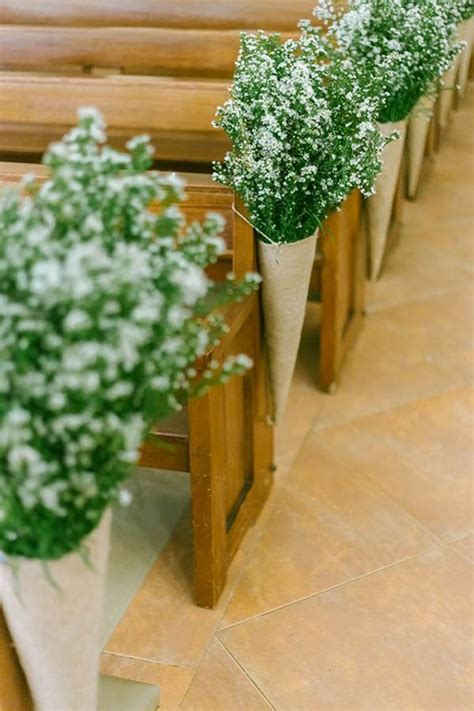 See more ideas about pew decorations, wedding, wedding decorations. 18 Church Pew Ends Wedding Aisle Decoration Ideas to Love - Page 2 of 2 - EmmaLovesWeddings