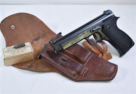 Sold French Mle 1935a Pistol Post War Production Full Rig From