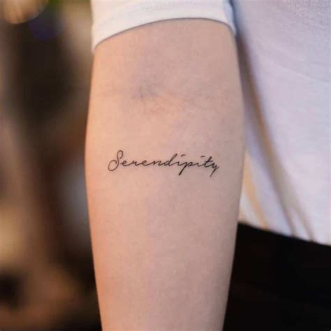 Forearm Word Tattoos For Women