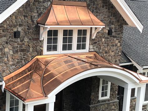 Copper Entry Roof Copper Roof Exterior Remodel House Styles