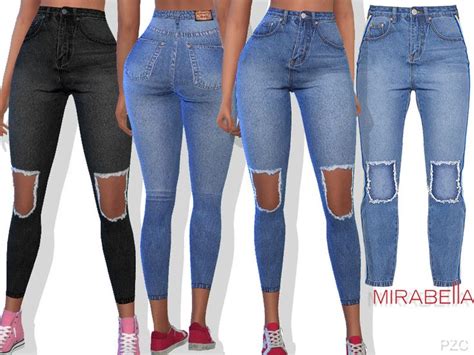 Created By Pinkzombiecupcakes Summer Ripped Denim Jeans