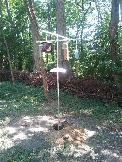 Make a simple diy bird feeder pole using copper or pvc pipes. 1000+ images about Bird Feeder Poles on Pinterest | Bird ...