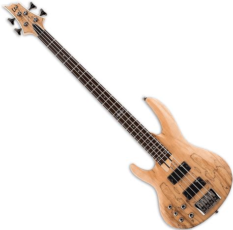 Esp Ltd B 204sm Left Handed Bass Guitar In Natural Stain Reverb