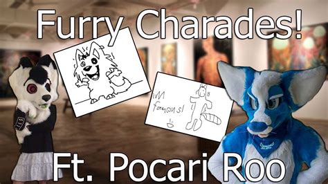 FURRY DRAWING CHARADES Ft Pocari Roo YouTube