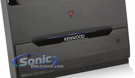 Kenwood KAC-9105D Car Amplifier + Belva 4 Gauge Amp Kit