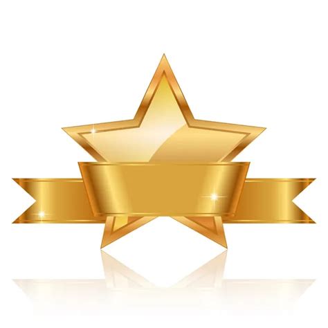 ᐈ Gold Star Award Certificate Template Stock Vectors Royalty Free