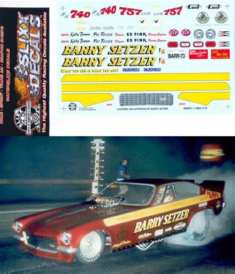 Barry Setzers 116th Scale Vega Funny Car 116 Works On The Atlantis