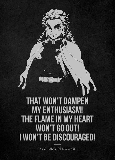 Demon Slayer Rengoku Quote Anime Quotes About Life Anime Qoutes Geek