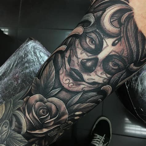 Maybe you would like to learn more about one of these? Tattoos by Craig Holmes @ Iron Horse Tattoo Studio (Day of the dead girl on the inside of the ...