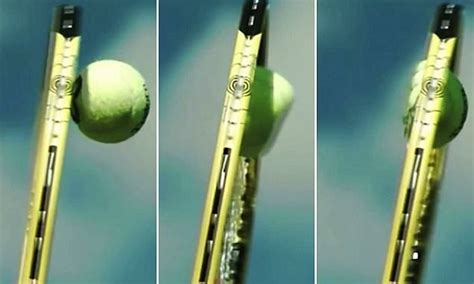 Wimbledon Slow Motion Video Shows A Ball Turning To Goo After Mph Serve Daily Mail Online