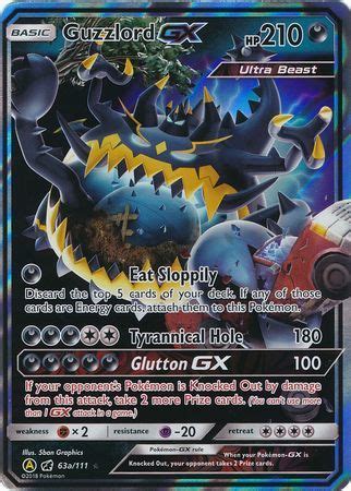 This page updates frequently with new information and news about promotional gifts. Guzzlord GX - 63a/111 - Alternate Art Promo - Pokemon ...