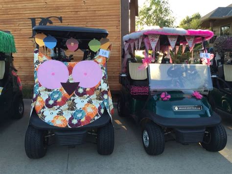 Sometimes the best ideas, when it comes to tea party or even celebratory showers, will come from weddings. Golf cart decor | Rally for the Cure 2015 | Pinterest ...