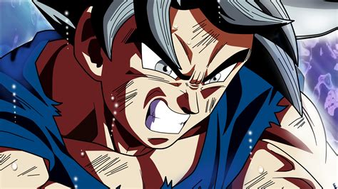 Download 2048x1152 Wallpaper Goku Angry Face Anime
