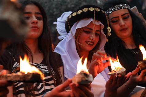 In pictures: Yazidis celebrate New Year at ancient temple | Middle East Eye