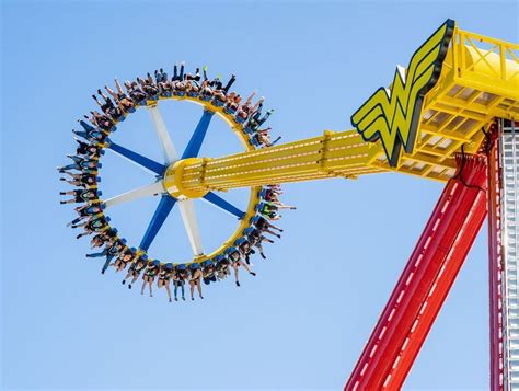 Watch A Wild Ride On Six Flags Wonder Woman Lasso Of Truth