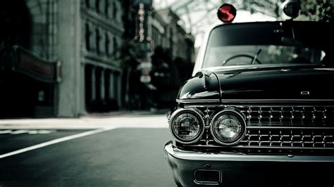 Vintage Car Headlights Photography Wallpapers Hd Desktop And