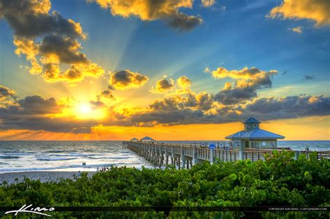 Breathtaking Juno Beach Pier Sunrise Florida