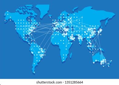 Uzbekistan Map Technology Innovation Export Concepts Stock Vector