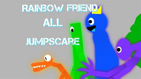 Rainbow Friend All Jumpscare Stick Node Animation YouTube