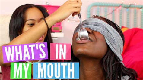 Whats In My Mouth Challenge Pt2 Youtube