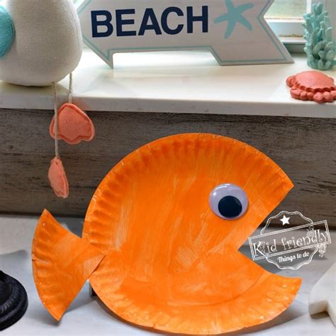 Easy Paper Plate Fish Craft For Kids Kid Friendly Things To Do