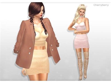 Pin Su Sims 4 Clothing