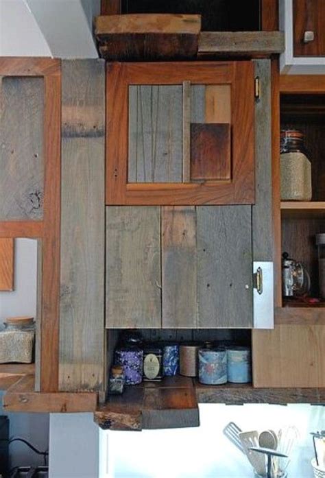 I've done it, albeit in an experimental way in a previous personal. Reclaimed Wood Kitchen Cabinets for Nice Country Kitchen ...