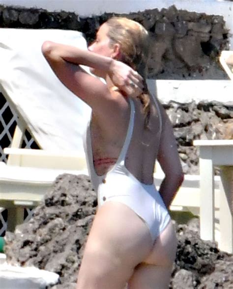 Amber Heard In Swimsuit At A Beach On Amalfi Coast 07282019 Hawtcelebs
