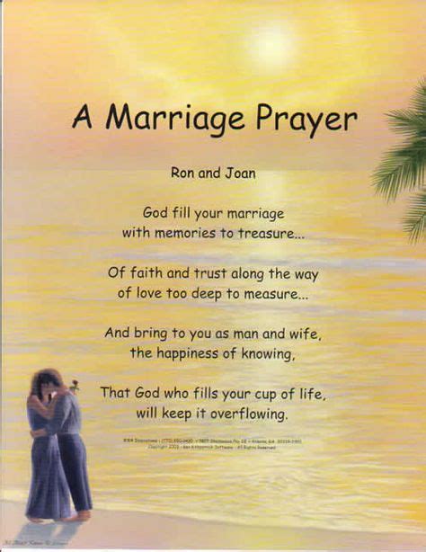 Marriage Poem Christian Faith Marriage Poems Marriage Prayer