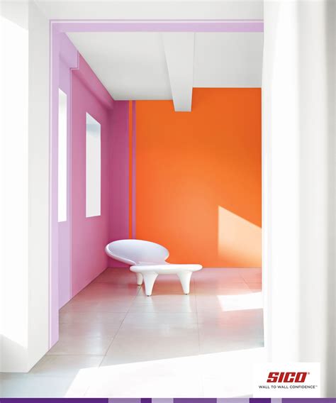 Pink Colour Scheme Created With Sico Paint Colours Clementine Ladys