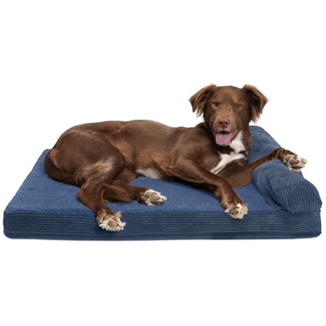 Furhaven Pet Dog Bed Cooling Gel Memory Foam Orthopedic Faux Fleece