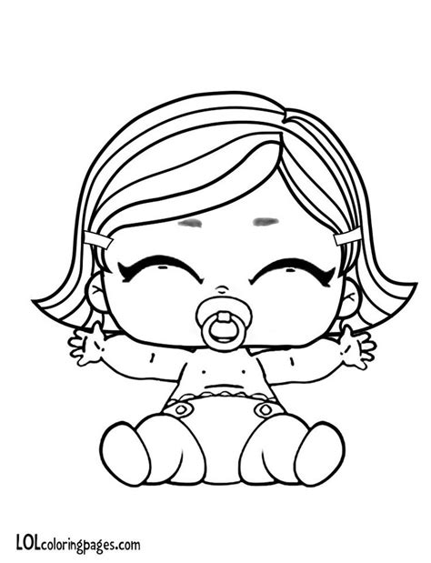 Lil As If Baby Eye Spy Lol Surprise Dolls Coloring Page Puppy